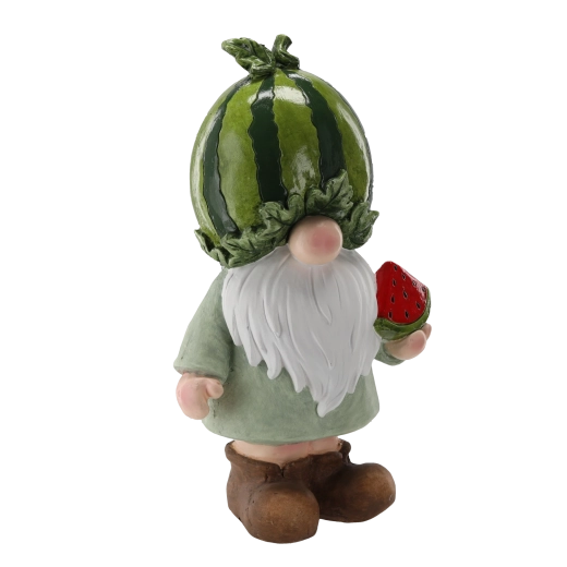 Figura de jardín – duende de sandía 45,5 cm