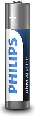Pilas alcalinas Philips AAA 4 unidades