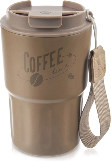 Taza térmica 420 ml Coffee Time marrón