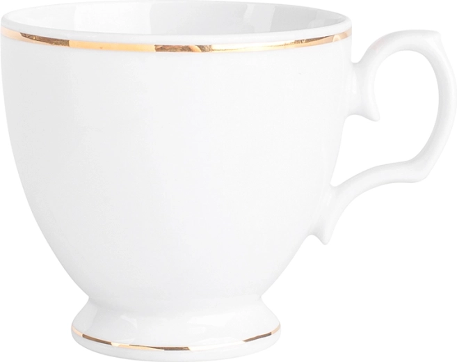 MariaPaula clásica línea dorada taza de café 220 ml