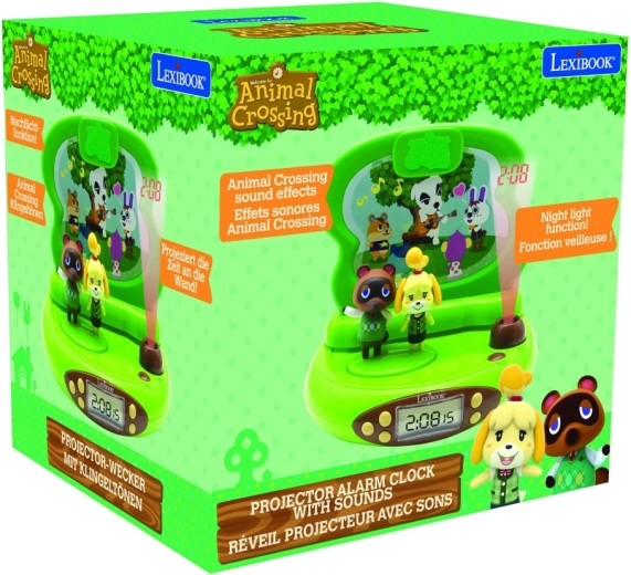 Despertador 3D con proyector de Animal Crossing