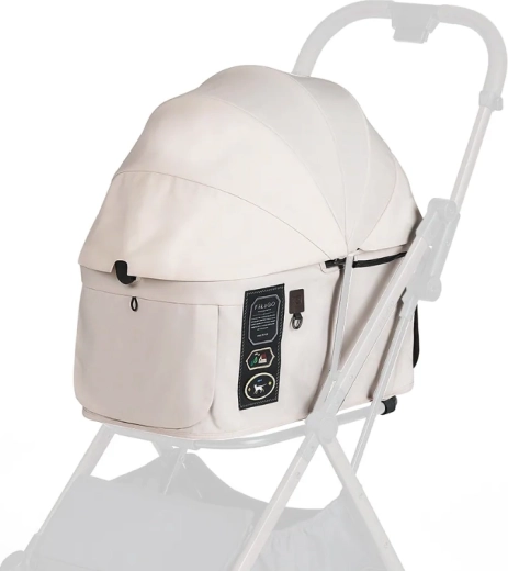 FIKAGO capota y funda para cochecito ftg2 creamy cloud