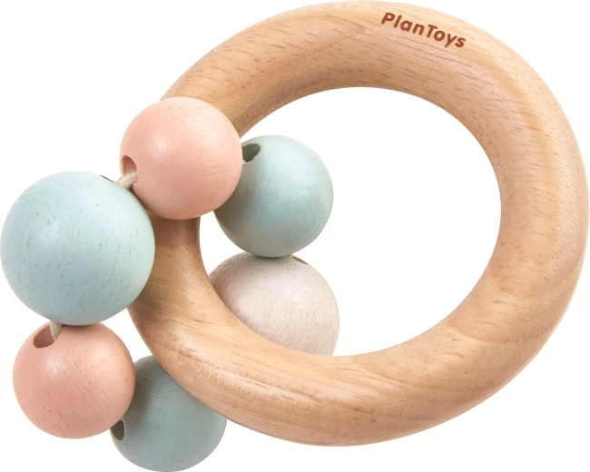PlanToys sonajero de madera con aros