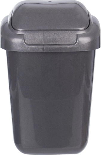 Papelera UH 50 l con tapa basculante antracita
