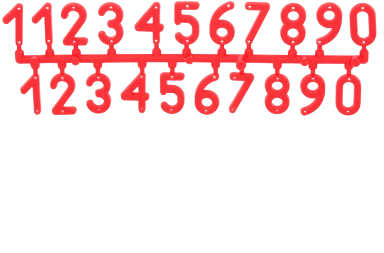 Juego de números para colmenas, 50 uds