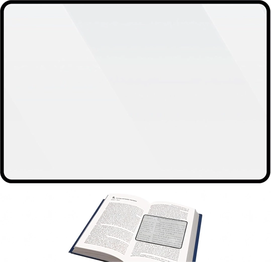 Amplia superficie para una lectura fácil