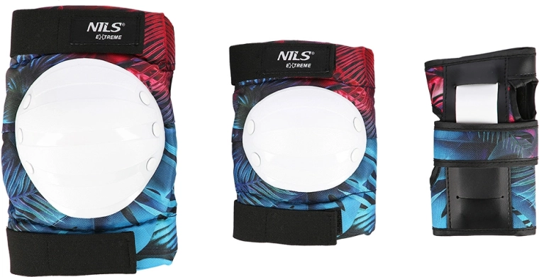 Juego de protectores NILS Extreme blanco – Blanco 4537