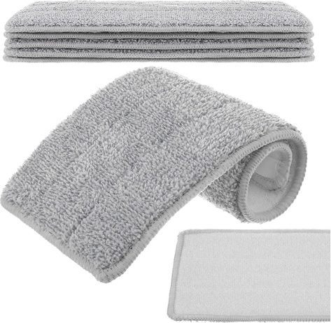 Juego de fundas de recambio para mopa plana 33 × 12 cm, 5 uds RUHHY