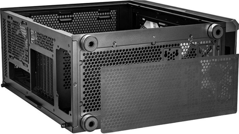 Panel frontal mesh para máximo flujo de aire