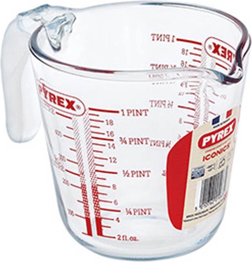 Jarra medidora de vidrio PYREX 0,5 l