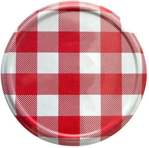 Tapas para tarros de conservas de 66 mm con motivo de dados, 10 uds