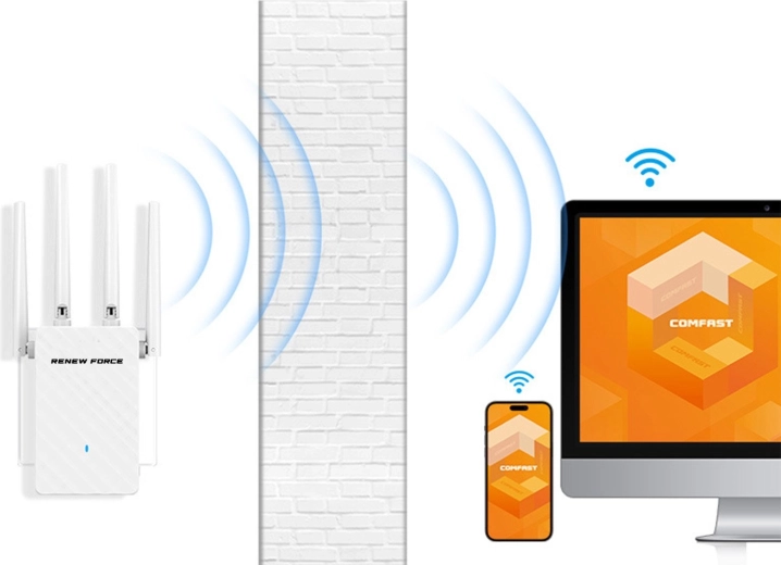 Velocidad de hasta 300 Mb/s en la banda de 2,4 GHz