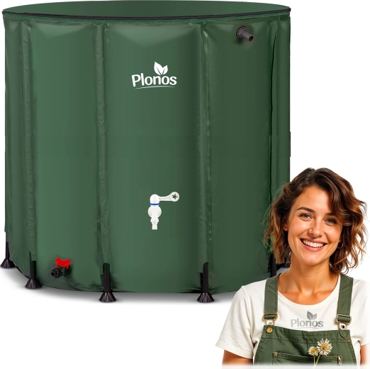 Barril plegable para agua de lluvia 1000 l Plonos