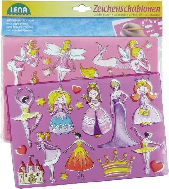 Plantillas de dibujo de princesas y bailarinas LENA