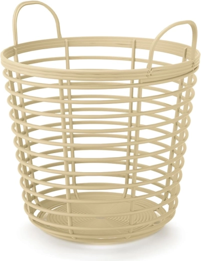 Cesta Zanzi con asas 43 cm – tono paja