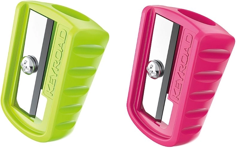Sacapuntas KEYROAD Slim de plástico, mezcla de colores