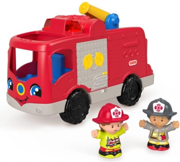 Camión de bomberos LITTLE PEOPLE para pequeños exploradores
