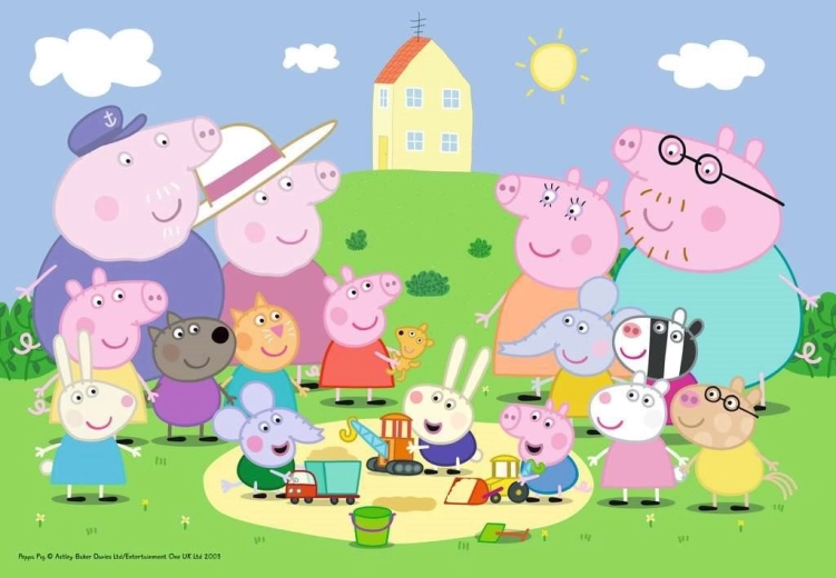 Puzzle Ravensburger PEPPA PIG picnic 35 piezas