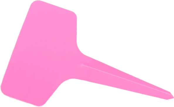 Etiquetas de plástico para plantas y semillas - 10 unidades – Rosa