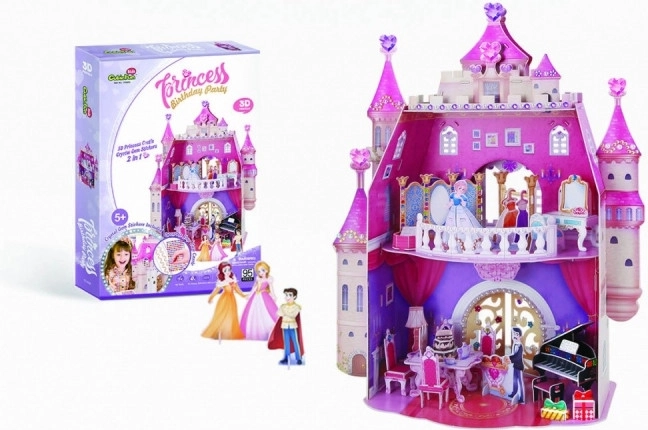 Puzle 3D Cumpleaños de la princesa