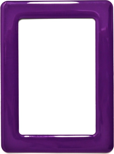Marco magnético autoadhesivo de color morado 12,3x8,1 cm