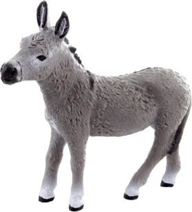 Figura de plástico de burro 9 cm
