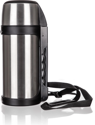 Termo de acero inoxidable PENTA 1,5 l con correa