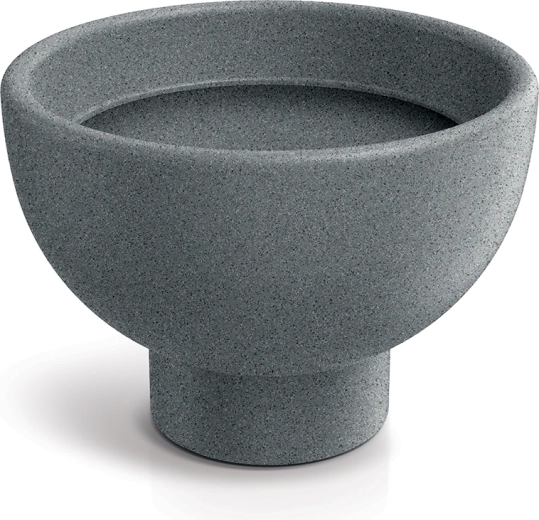 Macetero GANE 30 cm gris granito