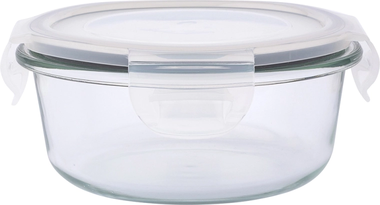 Fresh tarro redondo de vidrio para alimentos con tapa 0,4 l