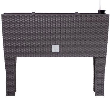 Jardinera Rato Case High marrón oscuro 60 × 25 × 46 cm con sistema de riego