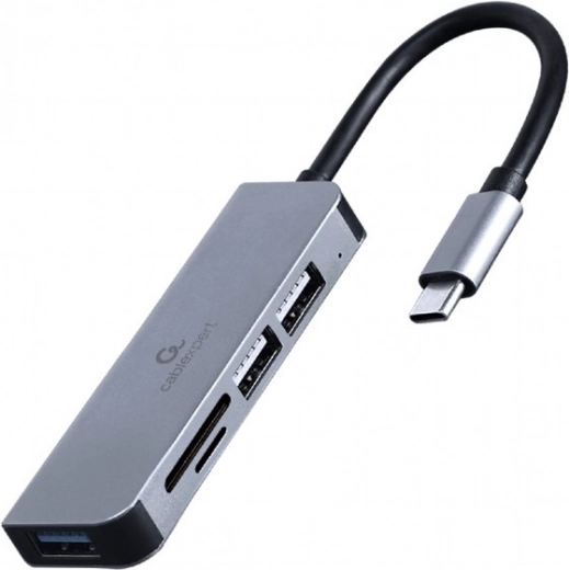 Hub USB-C de 3 puertos con lector de tarjetas