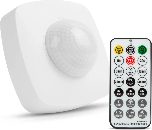 Sensor de movimiento con control remoto de 360° IP65