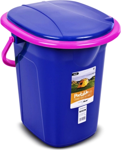 Baño portátil GreenBlue azul y rosa