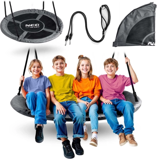 Columpio tipo nido de cigüeña NEO-SPORT Swingo 120 cm