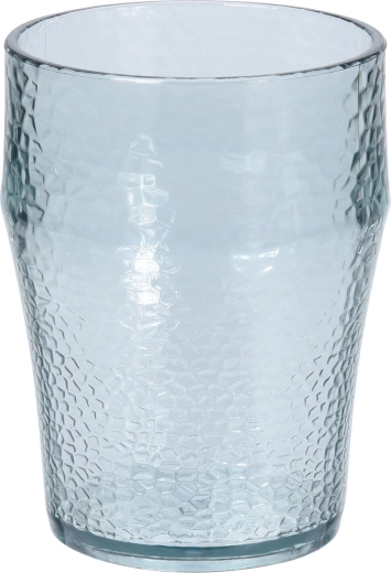 Vaso de plástico 400 ml con aspecto de vidrio reciclado