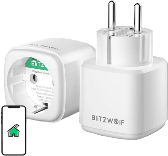 Enchufe inteligente ZigBee 3.0 16A 3680 W BlitzWolf