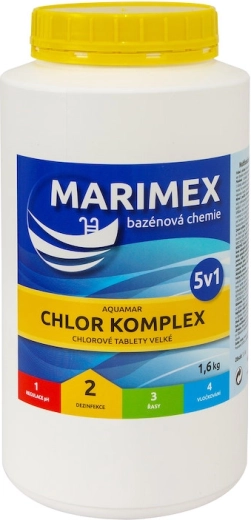 Marimex komplex 5 en 1 tabletas multifunción para piscina 1,6 kg