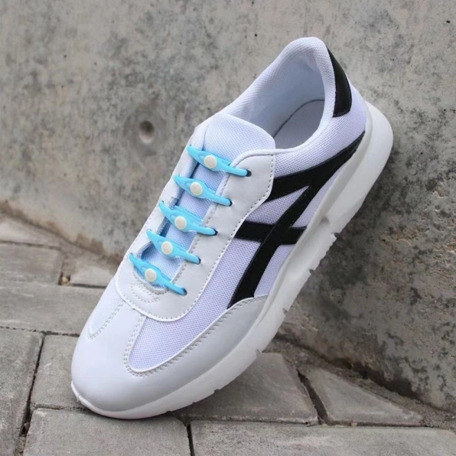 Cordones de silicona azul claro