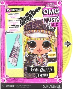 L.O.L. Surprise! OMG ReMix Rock muñeca hermana mayor – Fame Queen