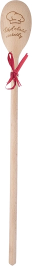 Cuchara ovalada de madera Línea de cucharas doradas 50 cm (mix)