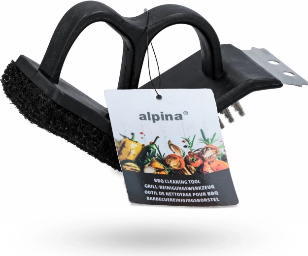 Cepillo para limpiar la parrilla 3 en 1