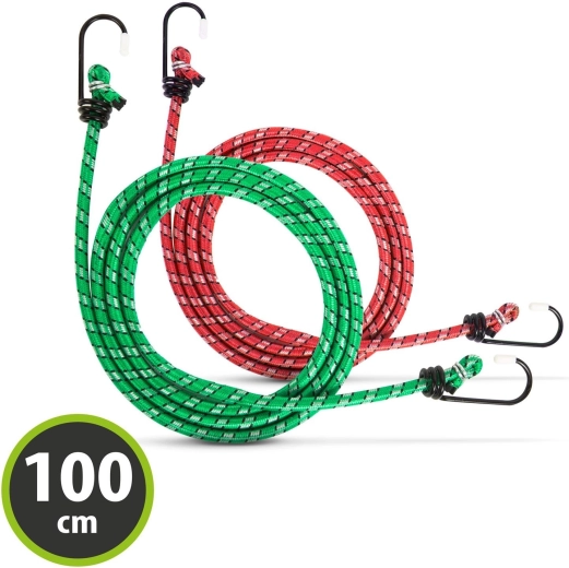 Kit de pulpos elásticos de sujeción de 100 cm, 2 unidades