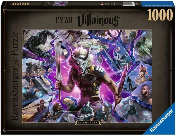 Puzzle Ravensburger Villainous: Killmonger 1000 piezas
