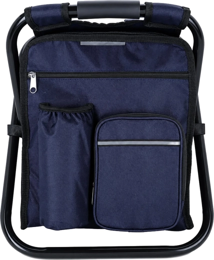Silla plegable de pesca con mochila y compartimento térmico - 1 unidad