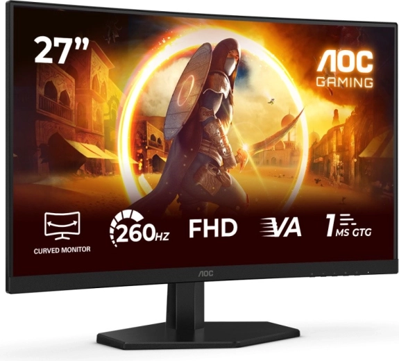 Panel VA curvo de 27" para una mejor inmersión