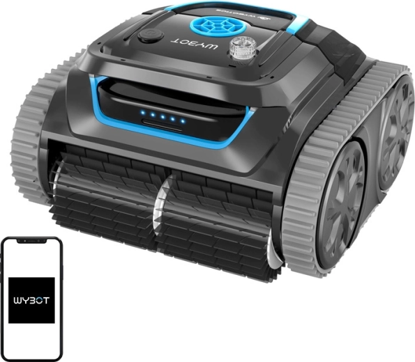 Aspirador robótico inalámbrico para piscina Wybot S1