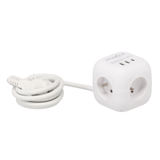 Cubo compacto que ahorra espacio