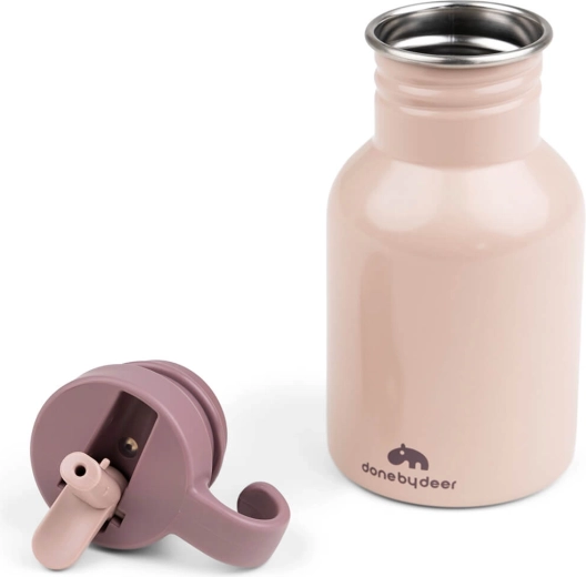 Done by Deer botella de acero inoxidable Ozzo rosa 350 ml