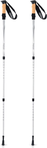 Longitud telescópica 65–135 cm para cualquier terreno