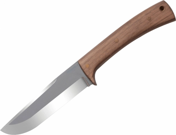 Cuchillo universal Condor Stratos, 12,7 cm, empuñadura de madera, funda de cuero